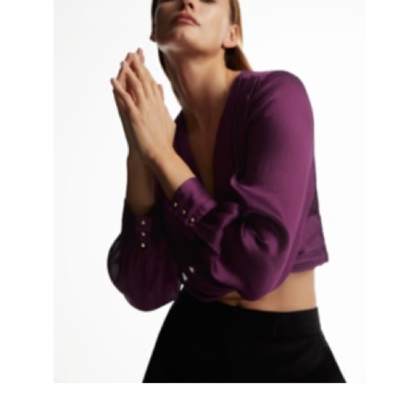 Zara silk elegant blouse - Picture 2 of 4